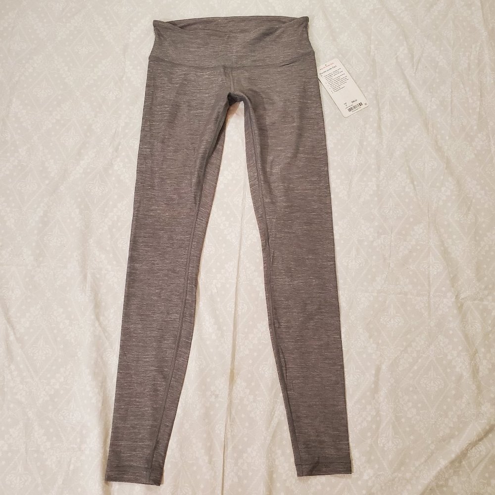 NEW NWT Lululemon Wunder Under Pant III *Tall - Heathered Slate - Size 6